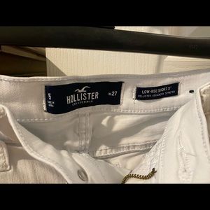 Hollister White Shorts